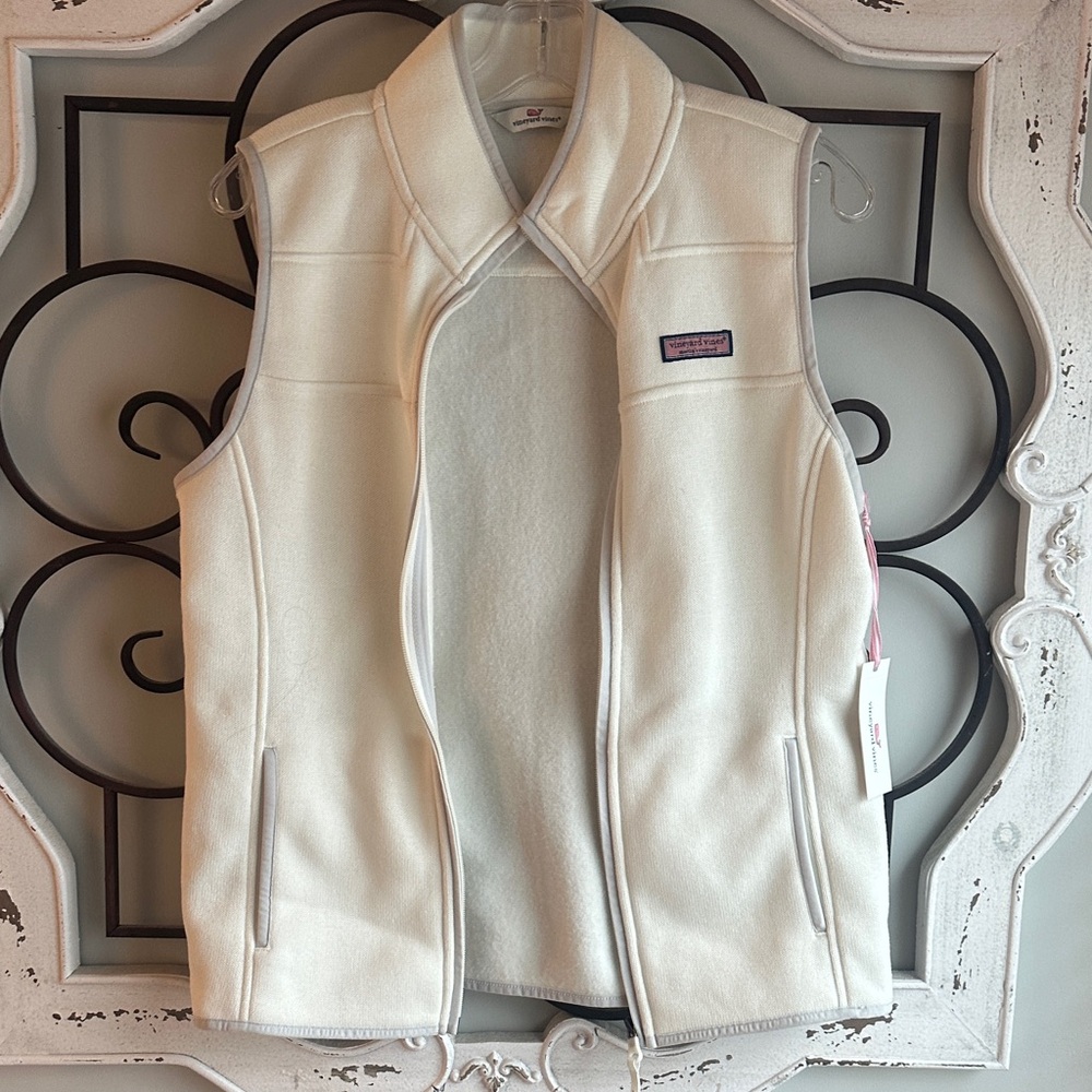 Vineyard Vines Cream Vest